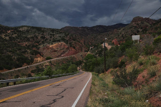 Entering Manitou Springs from Highway 24